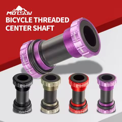 MOTSUV Bottom Bracket 68/73mm Bicycle Axis MTB Road Cycling Bottom Bracket Waterproof CNC Aluminum A