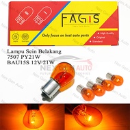 Rear Turn Signal Light 7507 PY21W BAU15S 12V 21W