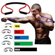 MMA Boxing Resistance Bands Rubber Speed Training Pull Rope Punching Dodge Training Pull Rope Gym Workout Strength Equipment