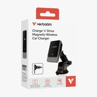 "荃灣門市全新行貨" Verbatim Charge‘n’Drive Qi 15W Magnetic Wireless Car Charger With Active Cooling 31862  車