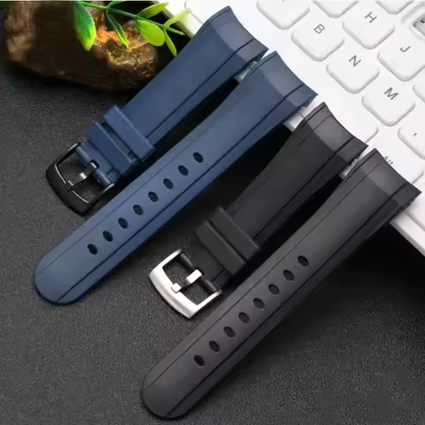 Silicone Rubber Watchband for Reef Tiger RT Watch Band Greenham Graham Racing Chronograph Watch Stra