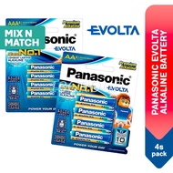 Panasonic EVOLTA Alkaline Battery AA AAA Premium, 4s