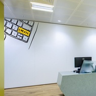 Office Decorative Stickers Creative Technology Stickers Maker Space Layout Wall Stickers Creative In