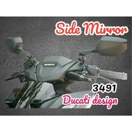 Universal Racing Domino Side Mirror Ducati BANELLY NMAX, Aerox, XMAX 250, VARIO 125 150, BEAT, SCOOPY, PCX