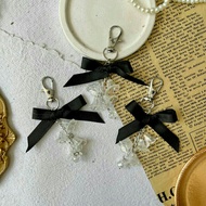 GANTUNGAN Lily Mini Bag Charms | Mini Bag Hanger | Charm Coquette | Ribbon Hanger | Coquette Accesso