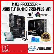 ASUS TUF GAMING Z790-PLUS WIFI Z790 LGA1700 Motherboard + Intel 12TH /13TH GEN CORE I3 / I5 / I7 / I