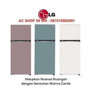 LG GN-B392PQGP Kulkas 2 Pintu Smart Inverter 395L Macaron Collection