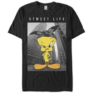 2023 Summer Cool Funny T-shirt Looney Tunes Tweety Bird Sweet Life Mens Graphic T Shirt casual O nec