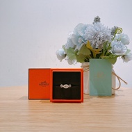 TW4293 Hermes 愛馬仕豬鼻銀飾Silver925戒指 Chaine Dancre Enchainee Ring 54碼