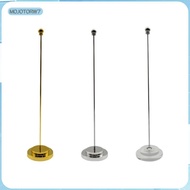 [mojotorw7] Indoor Flag Pole Holder Table Flag Stand Office Sturdy Portable Metal Indoor Tabletop Sm