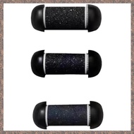 [C V O D] Replacement Heads for 3pcs Quartz Fine Medium Coarse for Pedicure Electric Foot File Black