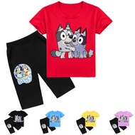 2026 E-Commercial Children's Clothing Printed Short-Sleeved T-Shirt Summer Clothing+Shorts K503COD W