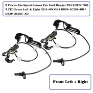 1 or 2 Pieces Front Abs Speed Sensor for Ford Ranger T64 2.2TD / T65 3.2TD DB392C204BD,DB392C204AD,D