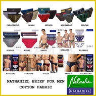 ☏ ▦ ◺ NATHANIEL BRIEF Underwear for Men Hedwig, Alesandro, Adams, Lorcan, Gondor, Agent 100% Origin