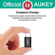 ( COD ) Aukey CB-A2 Adapter OTG Micro USB To Type-C Berkualitas