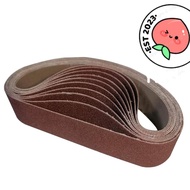 YRBWDYZDH 10pcs Sanding Belts, 80 Grit 330 x 30 mm / 1.2 x 13 Inch Abrasive Sanding Belts, Durable A