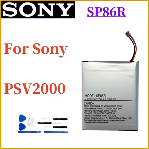 Original SP86R 2500mAh Battery For Sony PSV2000 PS Vita2000 V 2xxx 2000 Pch-2007 +free tools