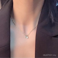 Influencer Unique Key Trendy Necklace Women Sterling Silver Design Sweater Chain 2020 Lock New Style