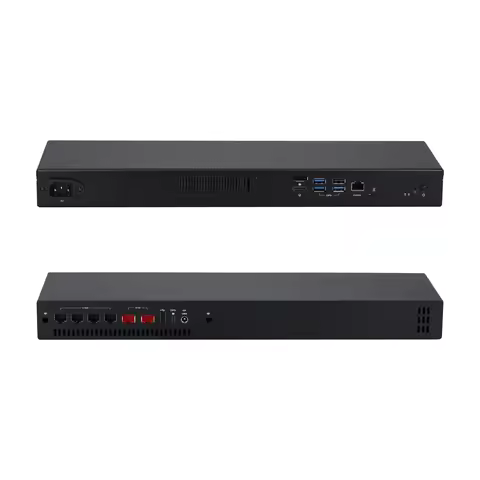 Qotom 1U Q10900H6 Mini PC N100 N305 N150 N355,2x10G LAN,4x Intel I226-V 2.5G LAN Mini Computer