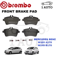 GENUINE BREMBO FRONT BRAKE PAD MERCEDES BENZ W169 A170 W245 B170