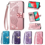 Case for Realme C85 Pro C83 C75 C73 C71 C63 C61 C53 C51 C67 C55 C35 4G 5G Flower Leather Luxury Spar