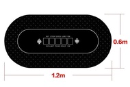 8 styles /1.2*0.6m/Deluxe Texas Holdem Poker Mat Ruer Table Cloth Table Top Casino Poker Board Game 