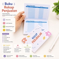 A6 Mini Sales Recap Book - Practical MSME Sales Transaction Record Notebook