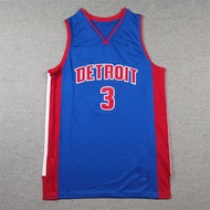 Big Ben Piston No. 3 Ben WALLACE Retro Blue WALLACE Strawball jerseysmen