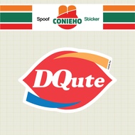 [CONIE.HO] DQUTE - Dairy Queen Spoof Funny Waterproof Sticker