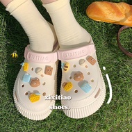 Kawaya New Fashion Fashionable Slip-On Sandals With Big Toe Two-Tone Colors Available In 6 There Is 