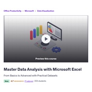 Video Course- Master Data Analysis with Microsoft Excel | Learn Excel | Excel Course