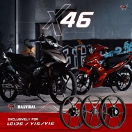 X46 Masviral Sportrim Y15ZR Y16ZR LC135 4S Masviral X46 Daytona CNC Forged ALLOY Sport Rim Yamaha Y1