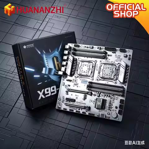NEW X99 8D4 LGA 2011-3 XEON Motherboard Dual CPU support XEON E5 2640 2667 2666 2680 2696 V3 V4 Memo