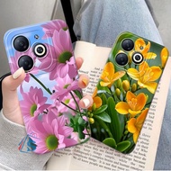 [SHARK CASE] Softcase ITEL A70 A60 A60S P40 S23 S23 PLUS Beautiful Floral Motif - Itel Casing - Itel