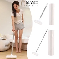 MAYIT Long Handle Lint Roller Brush, 19/24cm Tearable Pet Hair Remover Roller, Floor Cleanup Tool Te