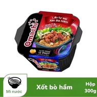 MÌ OMACHI LẨU XỐT BÒ HẦM TỰ SÔI HỘP 300GR C