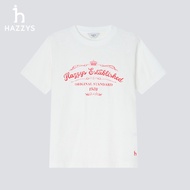Women's Comfortable 100% Cotton T-shirt - Hazzys