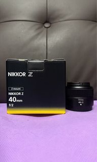 完美無瑕 全套有盒 Nikon Z 40 40mm F2 Z5 Z6 Z7