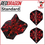 Red Dragon Dart Flight Gerwyn Price Red Hardcore Premium Standard