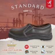FRONTIER Safety Shoes 3200-11 Ladies Low Cut Black SIRIM JKKP DOSH Safety Boots