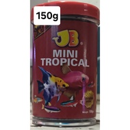 JB Mini Tropical Fish Food 150g
