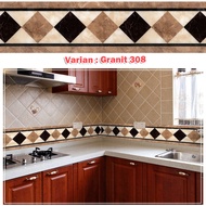 BORDER LANTAI STICKER LANTAI DEKORASI LANTAI MOTIF MOTIF GRANIT 308 WALLPAPER LIS WALLBORDER BORDER 