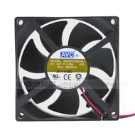 [Ready Stock] AVC 8025 24V 0.26A 8CM 8CM 2-Line Inverter Chassis Fan DA08025B24U