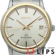 精工 Grand Grand Seiko男士石英錶 SBGF014/8J56-7000 K18YG/SS 男士腕錶 銀色拋光 成色極佳 [二手]