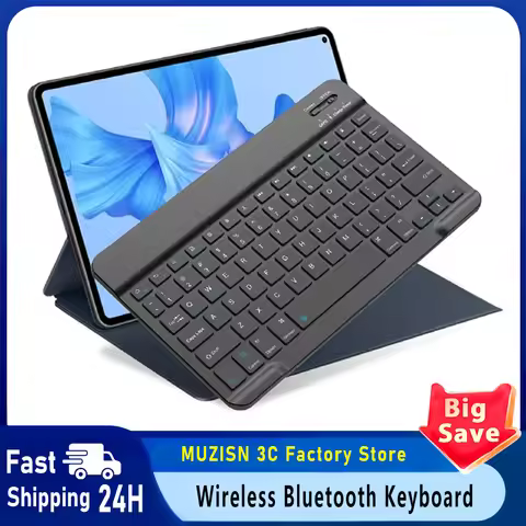 Bluetooth Rechargeable Keyboard for iPad 10th Generation iPad Pro 13 12 11 10 Inch iPad Air 13 11th 