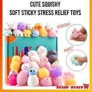 Toy Stress Reliever Cute Mochi Squishy Squeeze Heal Fun Kids（Random delivery）