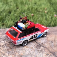 Mini scale accessories hot wheels mini gt inno64 tarmac pop race Roofrank bike full set holliday 02