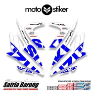 SATRIA F150 STRIPING MOTIF 4 / MOTOSTICKER / ECSTAR / SATRIA FU BARONGA 2012 / STICKER / STICKER