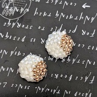 鉤針 串珠 編織 刺繡 耳環