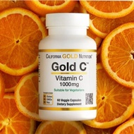 CALIFORNIA GOLD NUTRITION ~ GOLD C VITAMIN C 500mg - 1000mg x 60-240 capsules